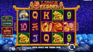 Slot Online Keunikan Super Megah 5 Lions Reborn Penjaga!