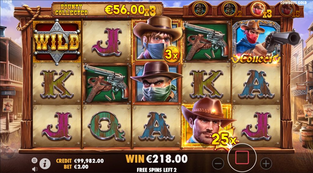 Cowboys Gold Spektakuler Bonus Alternatif RTP8000